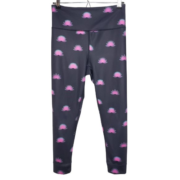 FP Movement by Free People Pants - Free People Movement Women's Lotus Print High-Rise Leggings Sz M (1137)